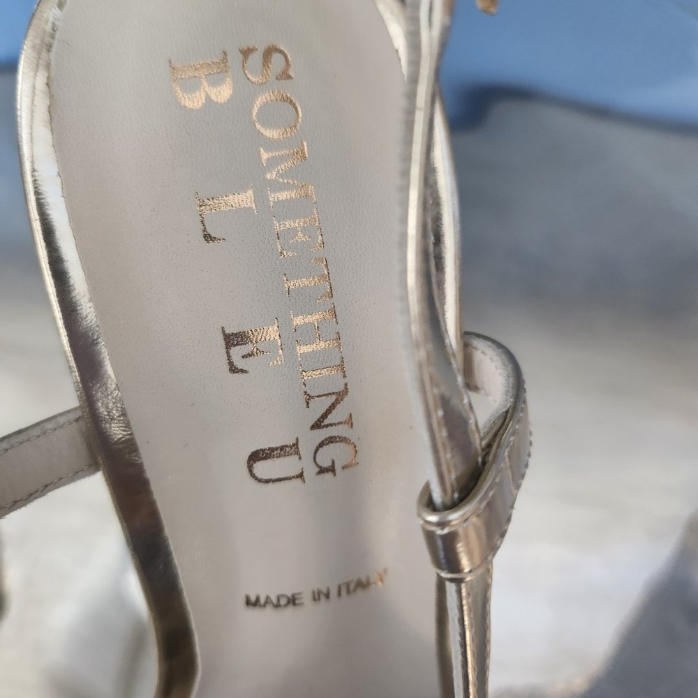 Something Bleu Metallic Heels - image 5